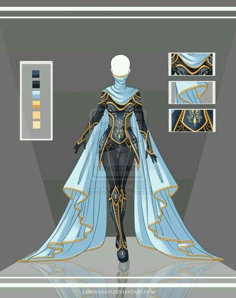 Dress Drawing, Anime Dress, Fantasy Dress, Fantasy Warrior, Drawing Clothes, Fantasy Clothing, Fantasy Fashion, Character Outfits, Art Clothes