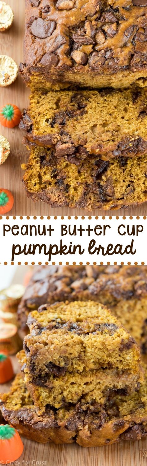 Easy Pumpkin Bread Recipe, Easy Pumpkin Bread, Pumpkin Bread Easy, Crazy For Crust, Bread Sticks, Peanut Butter Pumpkin, Peanut Recipes, Pumpkin Treat, Pumpkin Bread Recipe