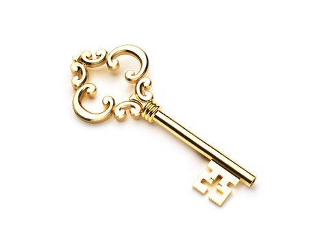 key | The Golden Key of Success Golden Key, White Background, Key, White, Design