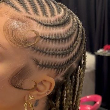 Latto777 Hair, Inspo Hairstyles, Winter Hairstyle, Texture Hair, Lemonade Braids, Braids Cornrows, Edge Control, Braided Cornrow Hairstyles, Cornrows Braids