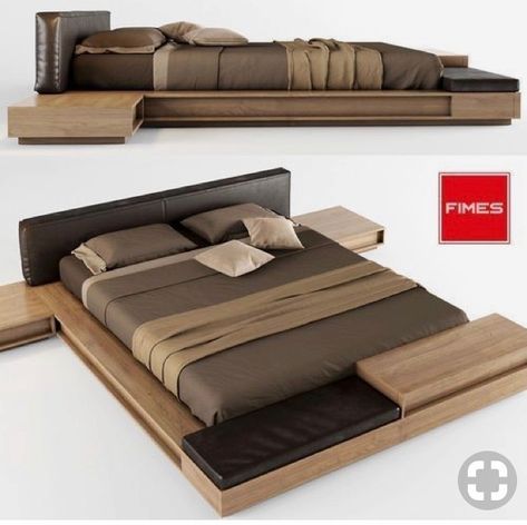 Platform Bed Designs, Diy Platform Bed, Wood Bed Design, Bed Frame Design, Wooden Bed Design, Bed Design Modern, Bedroom Bed Design, Bed Furniture Design, Platform Beds