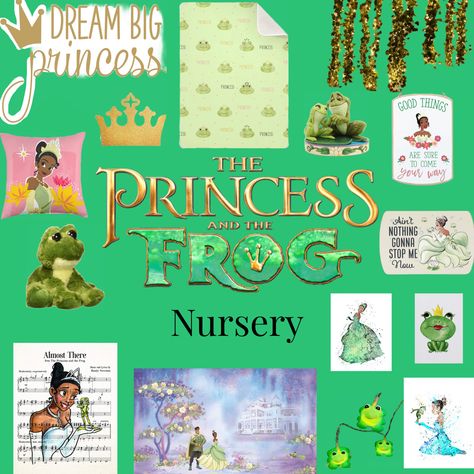 Disney nursery ✨ #princessandthefrog #disney #disneybaby #amazon #amazondeals #amazonmusthaves #disneyland #disneyworld #princess #frog Princess Tiana Nursery, Princess And The Frog Room, Princess Tiana Room Decor, Princess And The Frog Nursery Ideas, Tiana Disney Nursery, Princess And The Frog Nursery, Princess And The Frog Kitchen Decor, Princess In The Frog, Frog Nursery