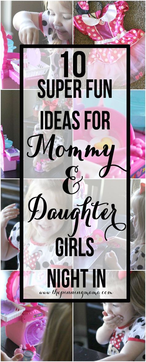 10+ Mommy – Daughter Girls Night In Ideas Girls Night In Ideas, Mom Daughter Dates, Night In Ideas, Mommy Daughter Dates, Mother Daughter Activities, Mother Daughter Dates, Kid Dates, Daughter Activities, Raising Daughters