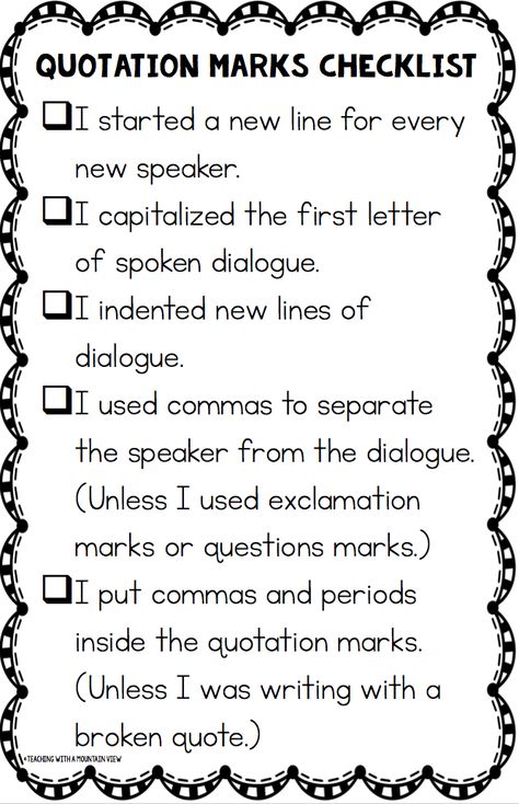 We've been busy working on narratives in writing (post about that coming soon!), so it seemed like the perfect time to also throw in some in... Grade 3 Paragraph Writing, Paragraph Writing Anchor Chart 3rd Grade, Writing Topic Sentences 3rd Grade, Informative Writing 3rd Grade, Quotation Marks Rules, Descriptive Paragraph Writing Grade 3, Teaching Dialogue, Dialogue Writing, Speech Marks