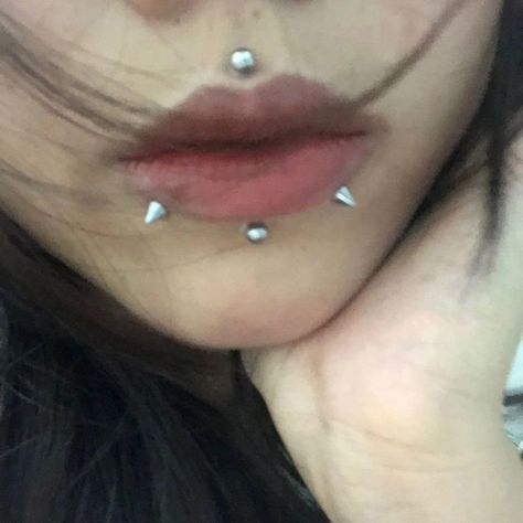 Neck Piercing, Dimple Piercing, Sticker Face, Fake Lip Ring, Mouth Piercings, Fake Nose Ring, Fake Lips, Lip Stud, Face Piercings