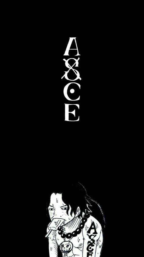 Sabo Edit, Ace Tattoo One Piece, Ace Wallpaper, One Piece Black And White, Ace Tattoo, Ace One Piece, Majin Boo, Edit Wallpaper, Ace Sabo Luffy