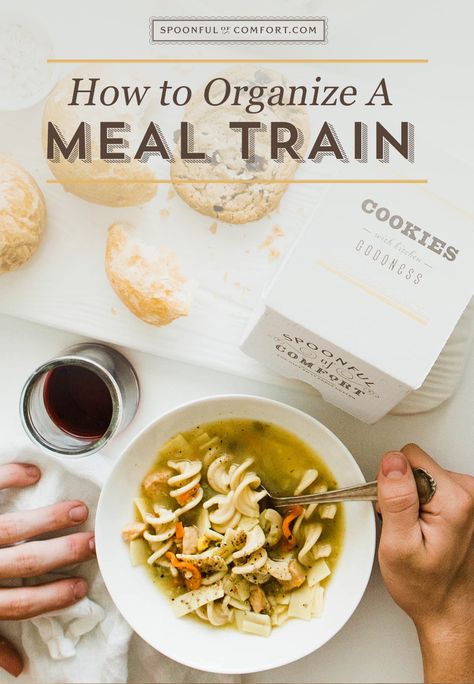 How To Set Up A Meal Train, Meal Train, Meal Train Ideas, Care Meals, Take A Meal, Meal Calendar, Dinner Train, Turkey Meatball Recipe, Meal Train Recipes