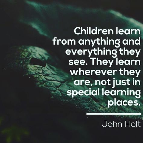 Early Education Quotes, Unschooling Quotes, Homeschooling Quotes, Early Childhood Education Classroom, Early Childhood Education Quotes, Early Education Classroom, John Holt, Childhood Quotes, Play Quotes