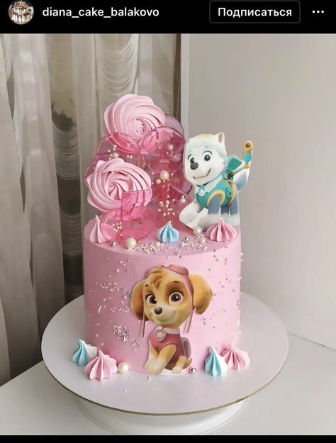 Skye Everest Cake, Birthday Cake Skye Paw Patrol, Paw Patrol Cakes For A Girl, Tort Psi Patrol Sky, Sky Cake Paw Patrol, Skye Birthday Cake, Paw Patrol Cake Girly, Paw Patrol Sky Cake, Paw Patrol Birthday Cake Girl