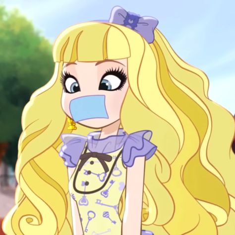 ever after high icon, ever after high pfp, eah, blondie lockes icon, blondie lockes pfp Goldilocks Ever After High, Blondie Locks Ever After High, Ever After High Blondie Locks, Groupchat Photos, Ever After High Pfp, Eah Icons, Blondie Lockes, Blonde Hair Characters, High Pfp