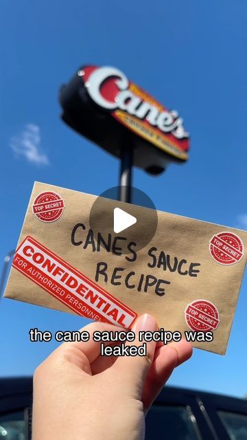 Grant Wills on Instagram: "The Canes sauce recipie was leaked! 

#canes" Rasing Canes Copycat, How To Make Canes Sauce, Raising Canes Sauce Recipe, Canes Sauce Recipe, Raising Cane Sauce Recipe, Canes Sauce, Canes Chicken, Chicken Sauce, Raising Canes