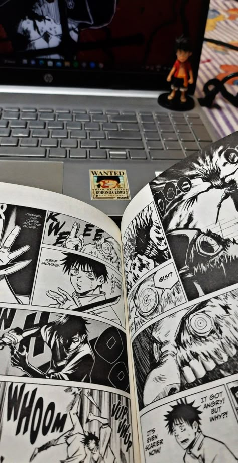 The Manga shown in the pic is Jujutsu Kaisen Volume 0 Manga Photos, Nerd Aesthetic, Reading Manga, Anime For Life, Henna Designs Easy, Manga Collection, Manga Books, Roronoa Zoro, Creative And Aesthetic Development