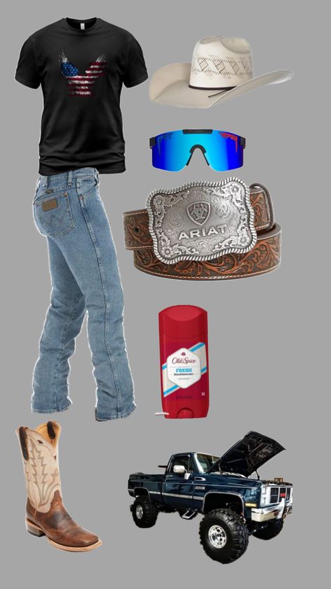 Country Outfit For Men, Country Boy Outfits Mens Fashion, Country Boy Style, Country Guy Outfits, Cowboy Fits, Country Outfits For Men, Country Boy Outfits, Cowboy Outfit For Men, Cowboy Outfit