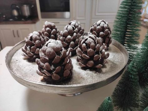 Gingerbread Pinecone Cookies Recipe Pinecone Cookie, Pinecone Cookies, Home Art Ideas, How To Make Gingerbread, Chocolate Cereal, Pork Soup, Gluten Free Kids, Festive Treats, Polish Recipes