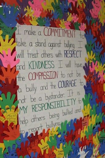 No bullying pledge Pledge Of Commitment, Bulletin Board Ideas, Therapy Resources, School Counseling, Board Ideas, Bulletin Board, Bulletin Boards, Helping Others, Counseling