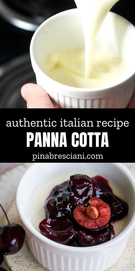 Panna Cotta Recipe, Italian Recipes Dessert, Italian Dessert, Italian Recipe, Italian Recipes Authentic, Master Chef, Italian Desserts, Authentic Italian, Eat Dessert