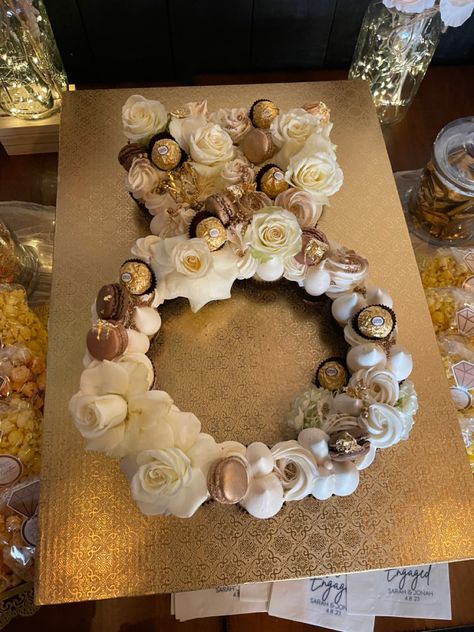 Beautiful ring shaped cupcake arrangement Ring Cupcakes, Ring Shaped Cake, Ring Shaped Cupcakes, Ring Cupcake, Engagement Ring Cupcakes, Wedding Cupcakes Ring, Engagement Ring Cupcake Arrangement, Bridal Shower Ring Cupcakes, Engagement Ring Cupcake Cake