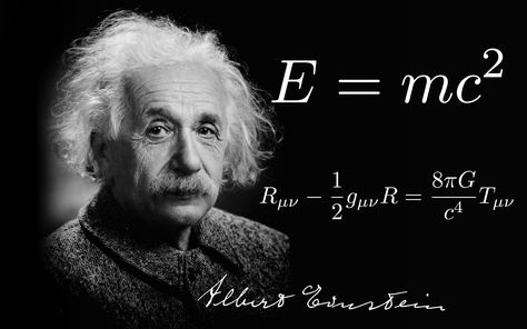 #albert #einstein #formula #math #mathematics #physics #poster #science #text #typography #2K #wallpaper #hdwallpaper #desktop Physics Poster, Physics Formulas, Got Characters, Got Memes, The Time Machine, Genius Quotes, E Mc2, Poster Pictures, Movie Releases