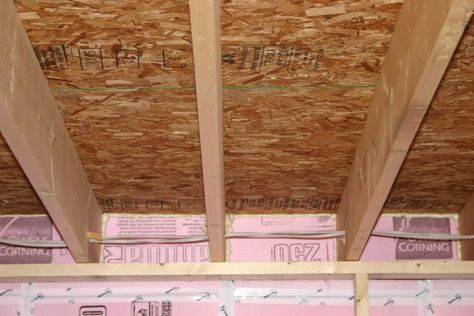 Image result for that gap between cinder block wall and floor joist Basement Ceiling Insulation, Basement Insulation, Basement Ceiling Options, Garage Insulation, Foam Insulation Board, Ceiling Options, Cinder Block Walls, Spray Insulation, Ceiling Insulation