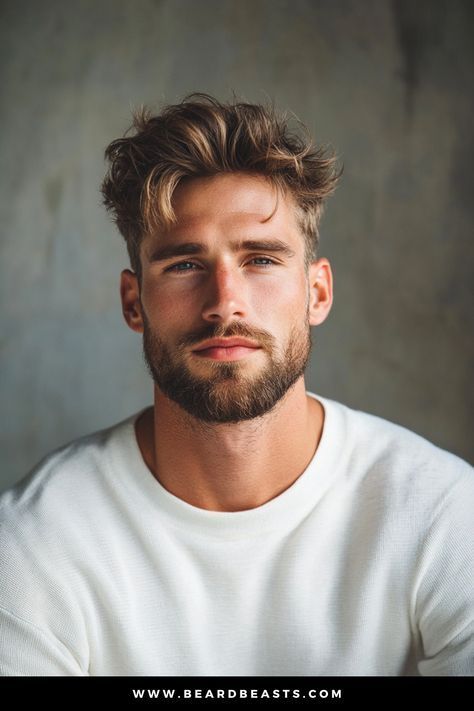 Clean Cut Beard, Beard Stache, Short Beard Styles For Men, Modern Beard Styles, Short Beard Styles, Beard Cuts, Mens Hairstyles With Beard, Beard Styles Short, Hair Colouring