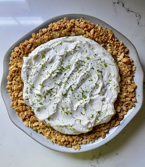 Atlantic Beach Pie » Djalali Cooks a Favorite Summer Dessert Beach Pie, Biscoff Crust, Atlantic Beach Pie, Cookies Bars, Atlantic Beach, Classic Cookies, Lime Pie, Lemon Desserts, Key Lime Pie