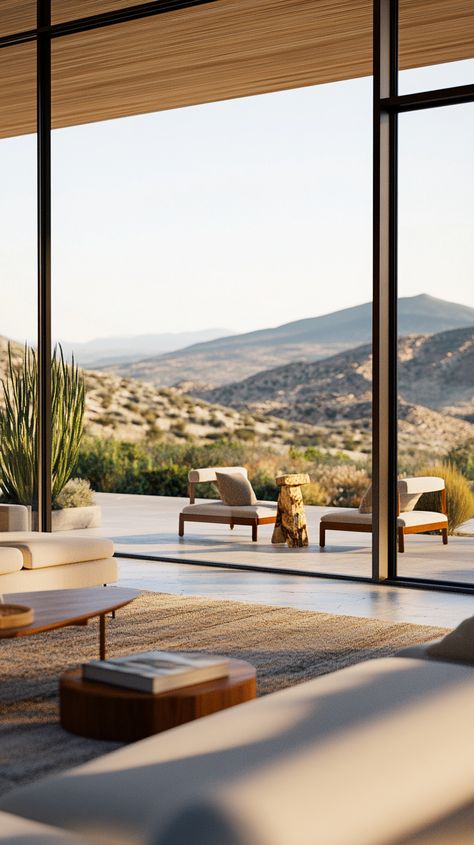 Desert Dreams Homes with Expansive Landscape Views Desert House Interior, Arizona Houses, Modern Desert Home, Arizona Interiors, Arizona Homes, Desert Chic, Arizona House, Modern Desert, Desert Design