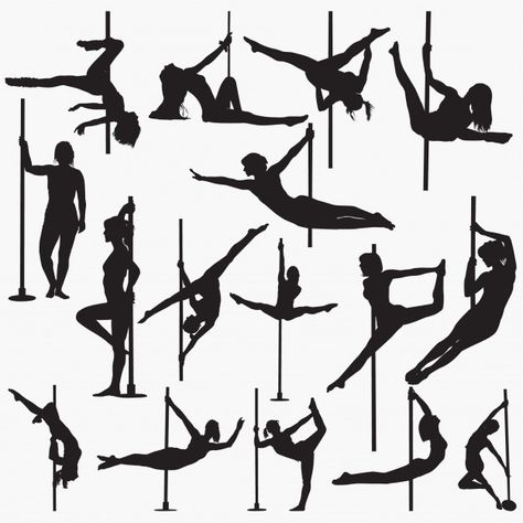 Women Poses, Dance Vector, Dancer Silhouette, Dancer Poses, Ballet Poses, Halloween Moon, Night Show, Chainsaw Carving, Continuous Line Drawing