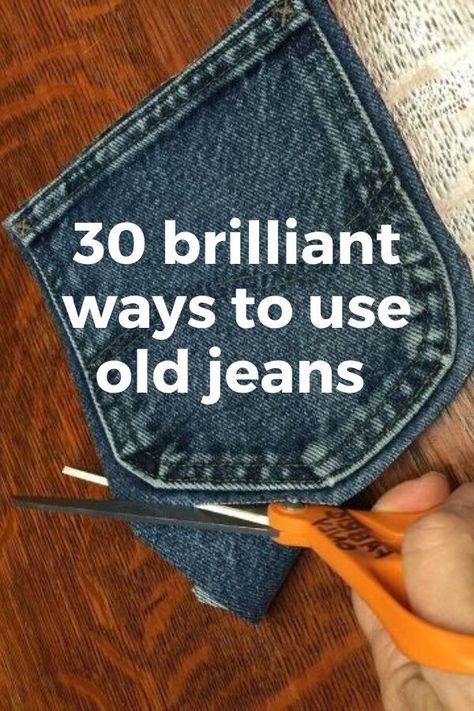 Recycled Denim Crafts, Reuse Old Jeans, Blue Jean Crafts, Upcycled Denim Diy, Diy Jeans Crafts, Jeans Projects, Artisanats Denim, Jean Projects, Diy Old Jeans