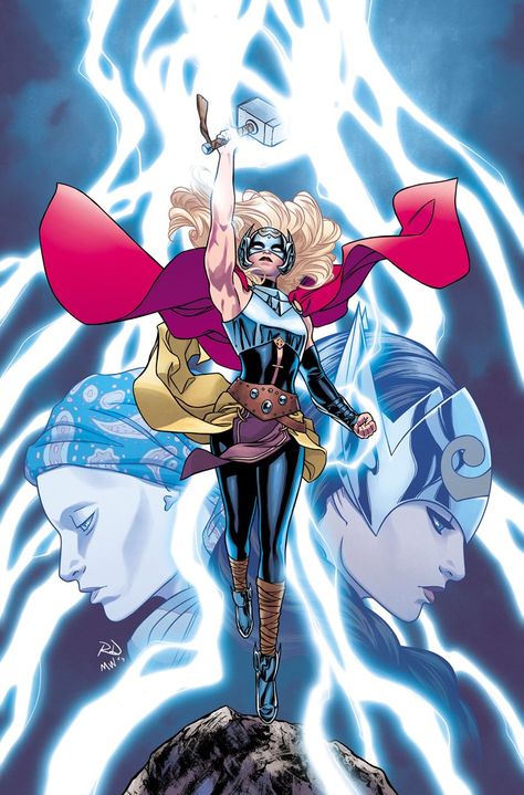 Russel Dauterman, Russell Dauterman, Thor Valkyrie, Jane Foster, The Mighty Thor, Art Is Life, Marvel Thor, Variant Covers, 10 Year Anniversary