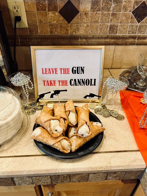 Goodfellas Birthday Theme, Godfather Birthday Theme, The Godfather Theme Party Ideas, The Sopranos Party Theme, Sopranos Party Ideas, Sopranos Dinner Party, Godfather Birthday Party Ideas, Italian Mobster Theme Party, 30s Theme Party