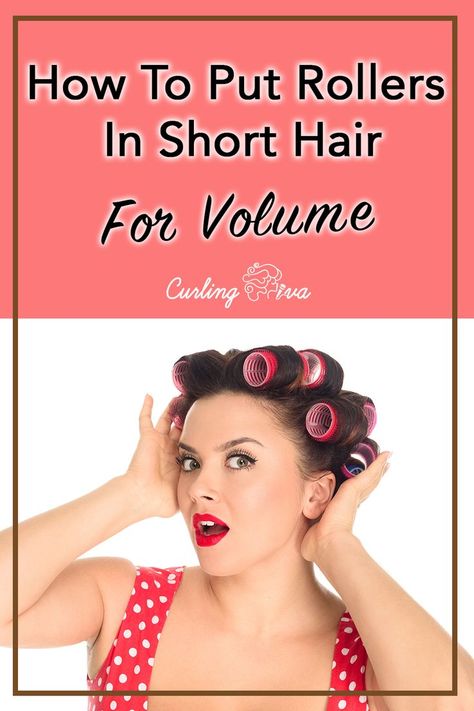 If you have short hair, hairstyling can be quite a challenge. Because it’s short, your styling choices are quite limited compared to styles that can be done on longer hair.  But don’t fret! Short hair can still be fashionable, gorgeous, and voluminous with the right styling tools.  Dreaming of More Hair Volume? Rollers Are the Way to Go! #hair #curls #volume #shorthair Hair Curlers For Short Hair, How To Use Curlers On Short Hair, Rollers In Short Hair, Hot Rollers For Short Hair, Short Hair Volume, Curlers For Short Hair, Using Hot Rollers, Volume Curls, Hot Rollers Hair