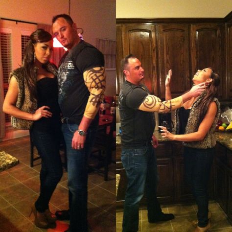 My Jwoww and Roger Halloween costumes! Jwoww And Roger, Halloween Costumes, Halloween