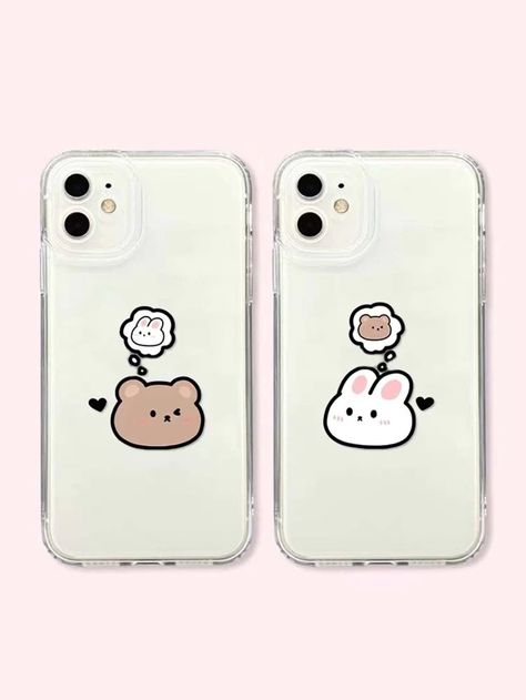 Cute Phone Cases Matching, Matching Phone Covers, Matching Phone Cases Bff, Case Iphone Couple, Casetify Iphone Case, Bff Phone Cases, Friends Phone Case, Diy Phone Case Design, Kpop Phone Cases