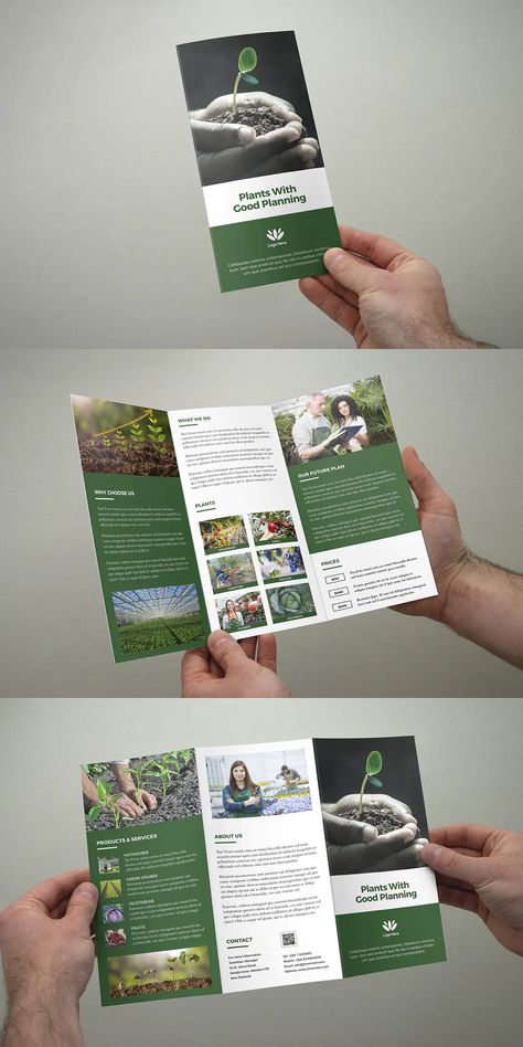 Brochures Design Creative, Threefold Brochure Design, Trifold Brochure Design Creative, Brochure Design Creative Graphics, Environmental Brochure, Leaflet Design Layout, Creative Brochure Layout, Creative Brochure Design Ideas, Leaflet Design Template