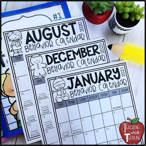 Behavior Calendar Kindergarten, Behavior Calendar For The Classroom, Take Home Folders Kindergarten, Kindergarten Take Home Folders, Take Home Folders Preschool, Homework Binder, Behavior Calendar, 2023 Classroom, Take Home Folders