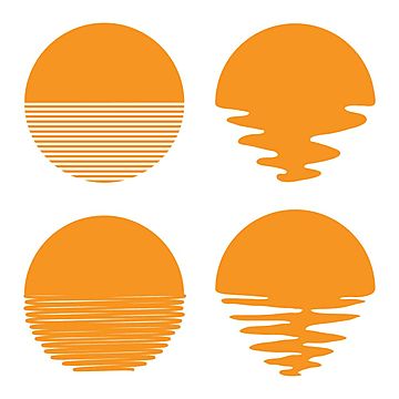 Sunset Graphic Illustration, Sunrise Graphic Illustration, Sunrise Logo Design Graphics, Ocean Sunset Illustration, Sunny Logo Design, Sun Graphic Illustration, Sun Rise Illustration, Sunset Design Graphic, Horizon Graphic Design