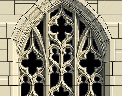 Arched Gothic Window Rose Window Tattoo Design, Cathedral Tattoo, Gothic Architecture Drawing, Gothic Style Architecture, Gothic Window, Drawing Patterns, Window Architecture, Gothic Windows, Window Drawing