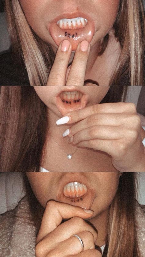 Underlip Tattoos, Underlip Tattoo, Eat Me Tattoo Ideas, Me Tattoo Ideas, Me Tattoo, Eat Me, I Tattoo, Tatting, Tattoo Ideas