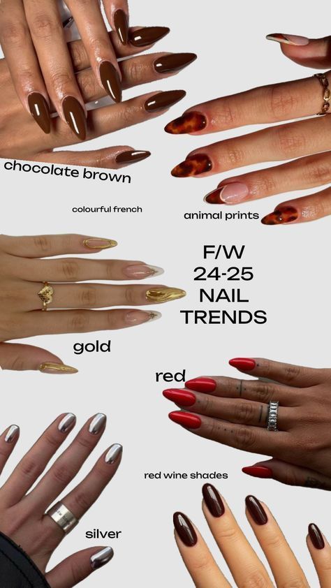 Nail Trends November 2024, Winter Nail 2025, Nails 2024 Trends Holiday, Nail 2024 Autumn, 2025 Winter Nail Trends, Winter Nails 2025 Trends Gel, Nail Art 2025 Trends, Autumn Winter Nails 2024, Nail Trend 2025