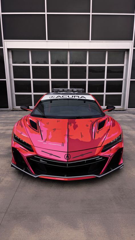 Acura NSX Type S INDYCAR Pace Car 2023 Engine: 3.5L V6 Twin Turbo Hybrid Power: 447 kW / 608 hp Torque: 667 Nm / 492 lb-ft 0-60 mph: 2.7 seconds Top Speed: 307 kph / 191 mph Nsx Wallpaper, Acura Nsx Type S, Futuristic Cars Concept, Car 2023, Jdm Honda, Tattoos Women, 7 Seconds, Cool Car Pictures, Acura Nsx