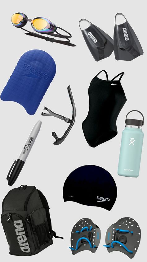 swim bag essentials #swimming #swim Swim Bag Essentials, Competitive Swimming Pictures, Swimming Pictures, Swim Bag, Swimming Equipment, Competitive Swimming, Swimming Bag, Bag Essentials, Essential Bag