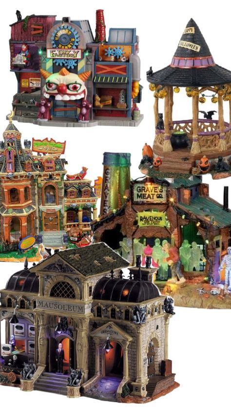 Spooky Village, Spooky Town, Halloween Village, Halloween Displays, Wish List, Halloween Decorations, Halloween