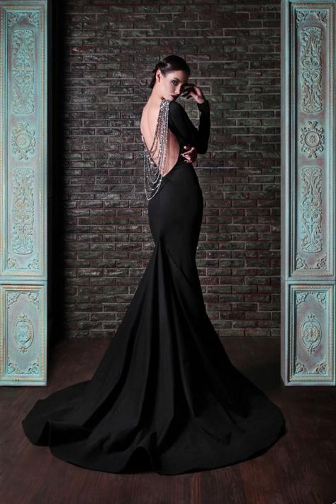 Couture Dior, Rami Kadi, Couture Gowns, Gorgeous Gowns, Black Wedding, Beautiful Gowns, Long Black, Fancy Dresses, Dream Dress