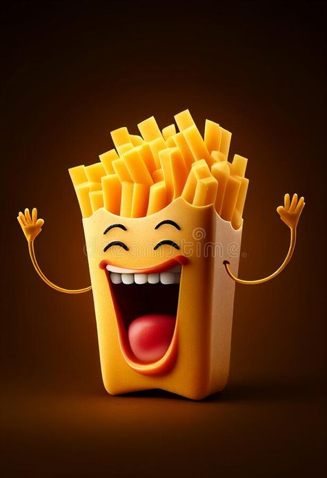 Fun french fries on black background. AI Generated stock photo French Fries Background, French Fries Creative Ads, French Fries Logo, French Fries Design, Street Food Design, Social Media Images Design, Kimberly Ann, Ads Creative Advertising Ideas, Fast Foods