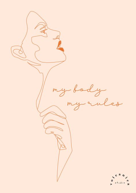 My body my rules print Woman line art printable Feminist print Neutral wall art Line art One line drawing Abstract woman figure Poster #feminism #Neutralwallart #selflove #printablewallart Feminism Art Drawing, Feminist Art Drawing, Feminism Line Art, Line Art Feminism, Line Art Quotes, Feminist Drawing, Feminist Line Art, My Body My Rules, Line Drawing Abstract