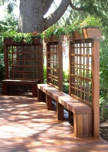 Pergola Hardware, Hot Tub Privacy, Privacy Fence Designs, Privacy Landscaping, Backyard Privacy, Walled Garden, Diy Pergola, Fence Design, Garden Structures