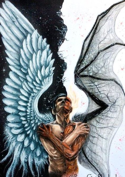 Lucifer Wings, Wings Wallpaper, Angel Drawing, Lucifer Morningstar, Demon Art, Angel And Devil, Angels And Demons, Morning Star, Angel Art