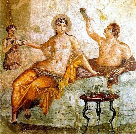 Roman Painting, Pompeii And Herculaneum, Rome Antique, Roman City, Empire Romain, Ancient Paintings, Roman History, Roman Art, Greek Art