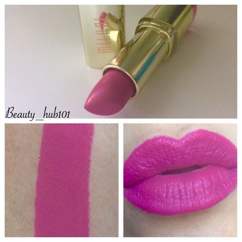 MILANI Matte lipstick in the shade "matte orchid" Milani Matte Lipstick, Matt Lipstick, Lip Swatches, Lipstick Swatches, Lip Products, The Shade, Lipstick Colors, Matte Lipstick, Girly Girl