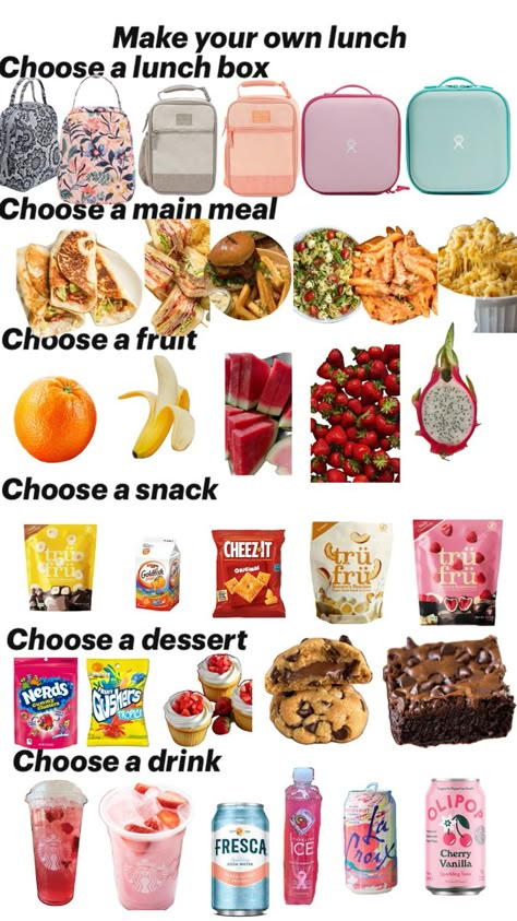 Good Ideas For Lunch, School Lunch Ideas 7th Grade, Really Healthy Lunch Ideas, Things To Pack In Your Lunch, Snacks For Back To School, Health Lunch For School, Things To Pack For Lunch Back To School, Meal Ideas For School Lunches, School Lunch Ideas For Teens Healthy